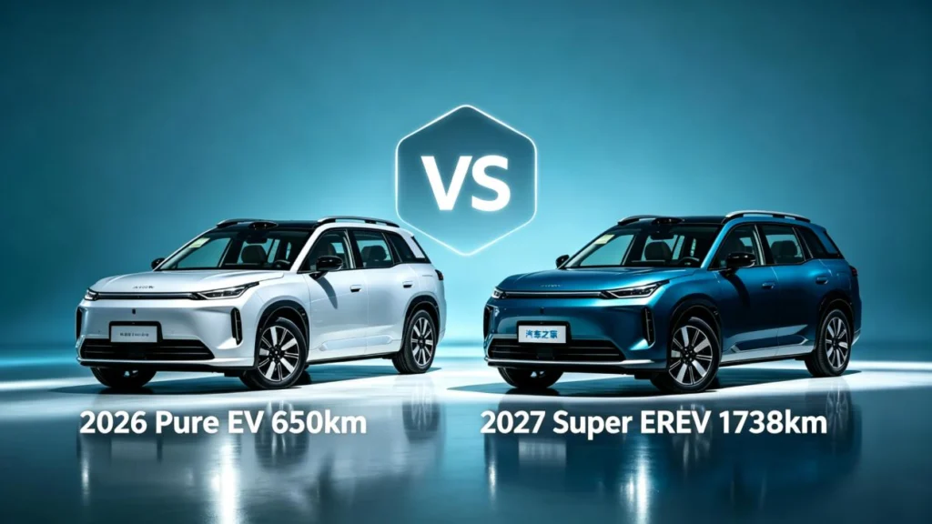 AION i60 EV vs. EREV