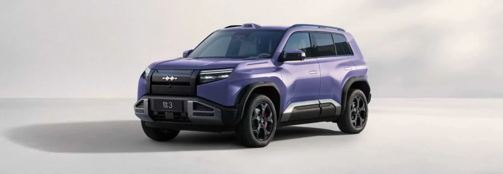 2025 BYD Fangchengbao Tai 3 formerly Bao 3 exterior rugged design