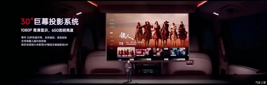 Giant-screen projection system